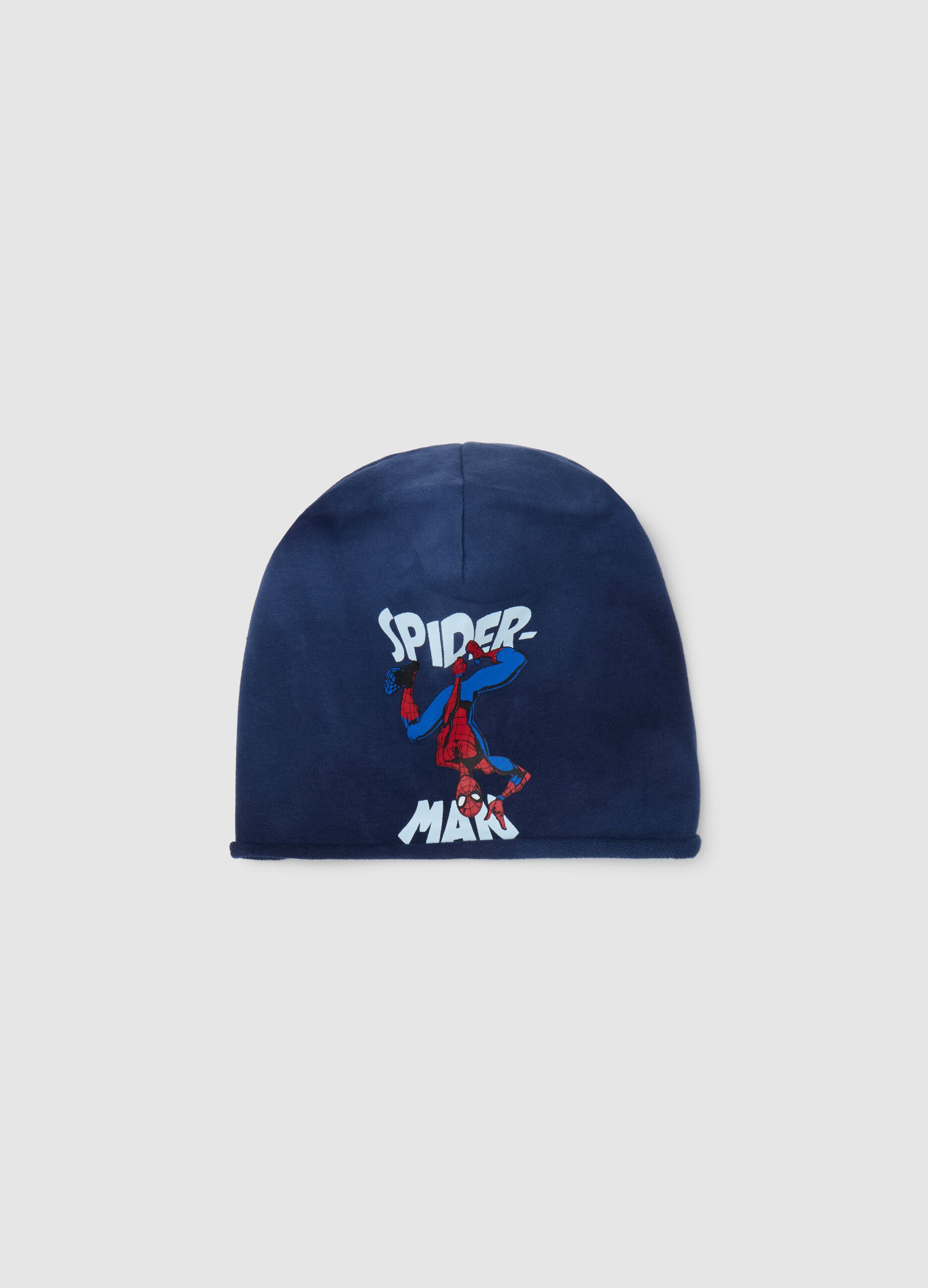 Berretto Tie Dye con stampa Spider-Man