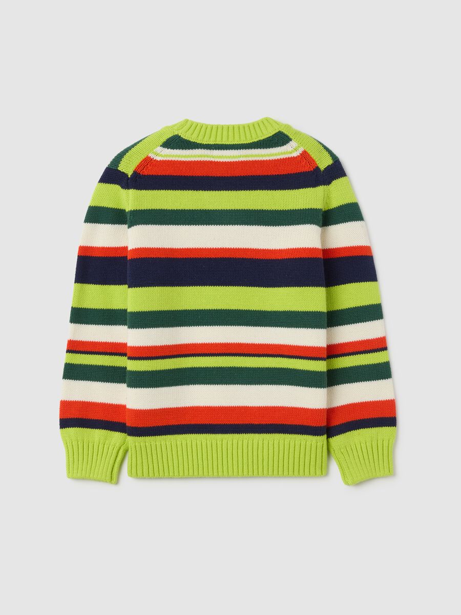 Boys' pure cotton multicolour regular fit jumper_4