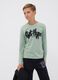 Green pure organic cotton T-shirt with &ldquo;Get Hype&rdquo; print for boys_0