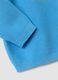 Maglia azzurra in puro cotone a girocollo in maglia regular fit per bimbo_3