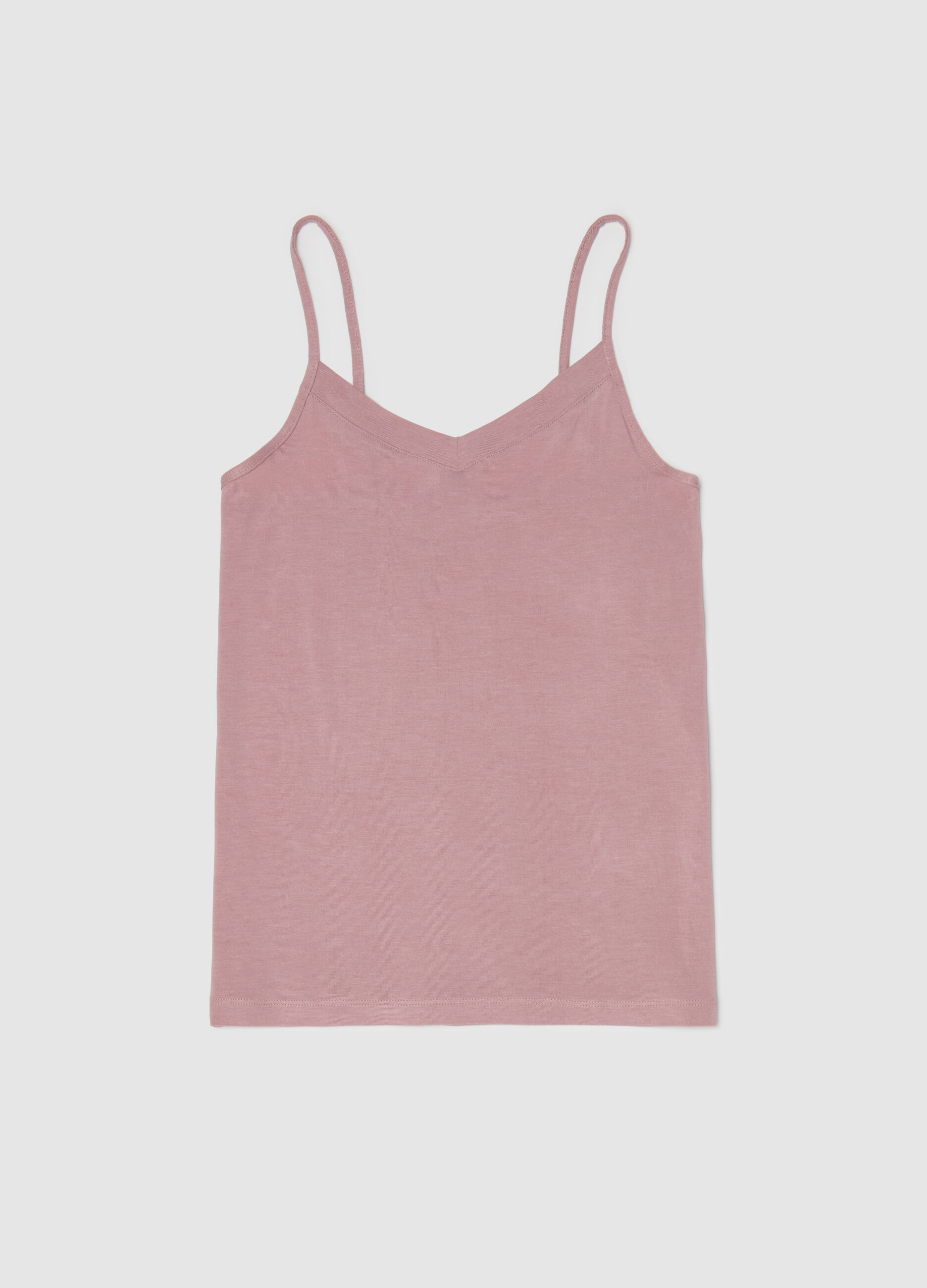 Vest with V neck
