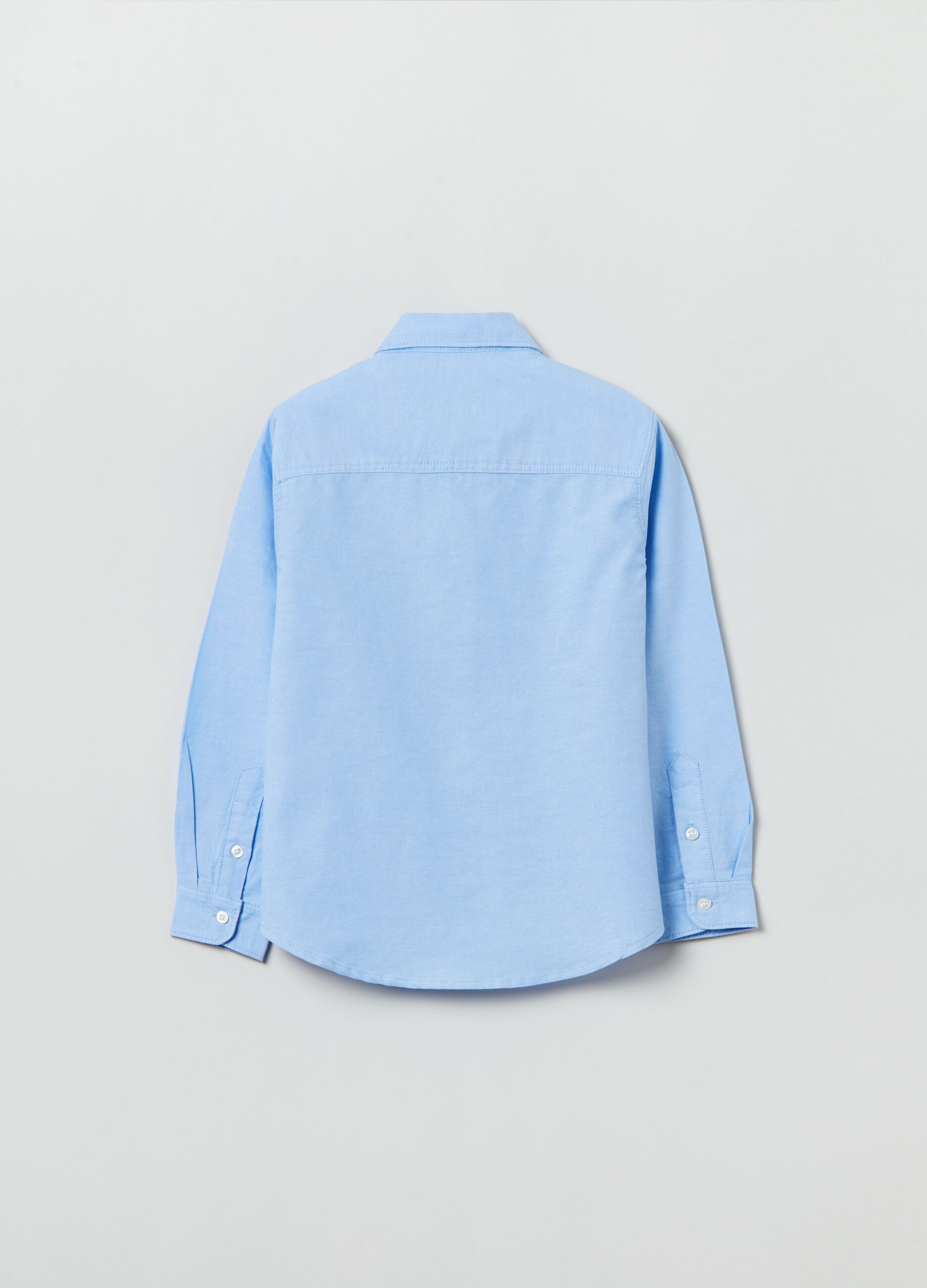 Camicia in cotone chambray_1