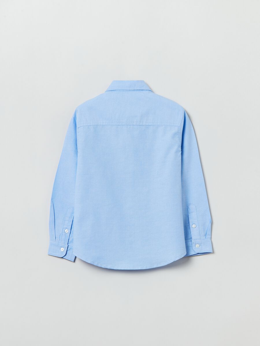 Camicia in cotone chambray_1