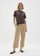 Beige cotton trousers regular fit_0