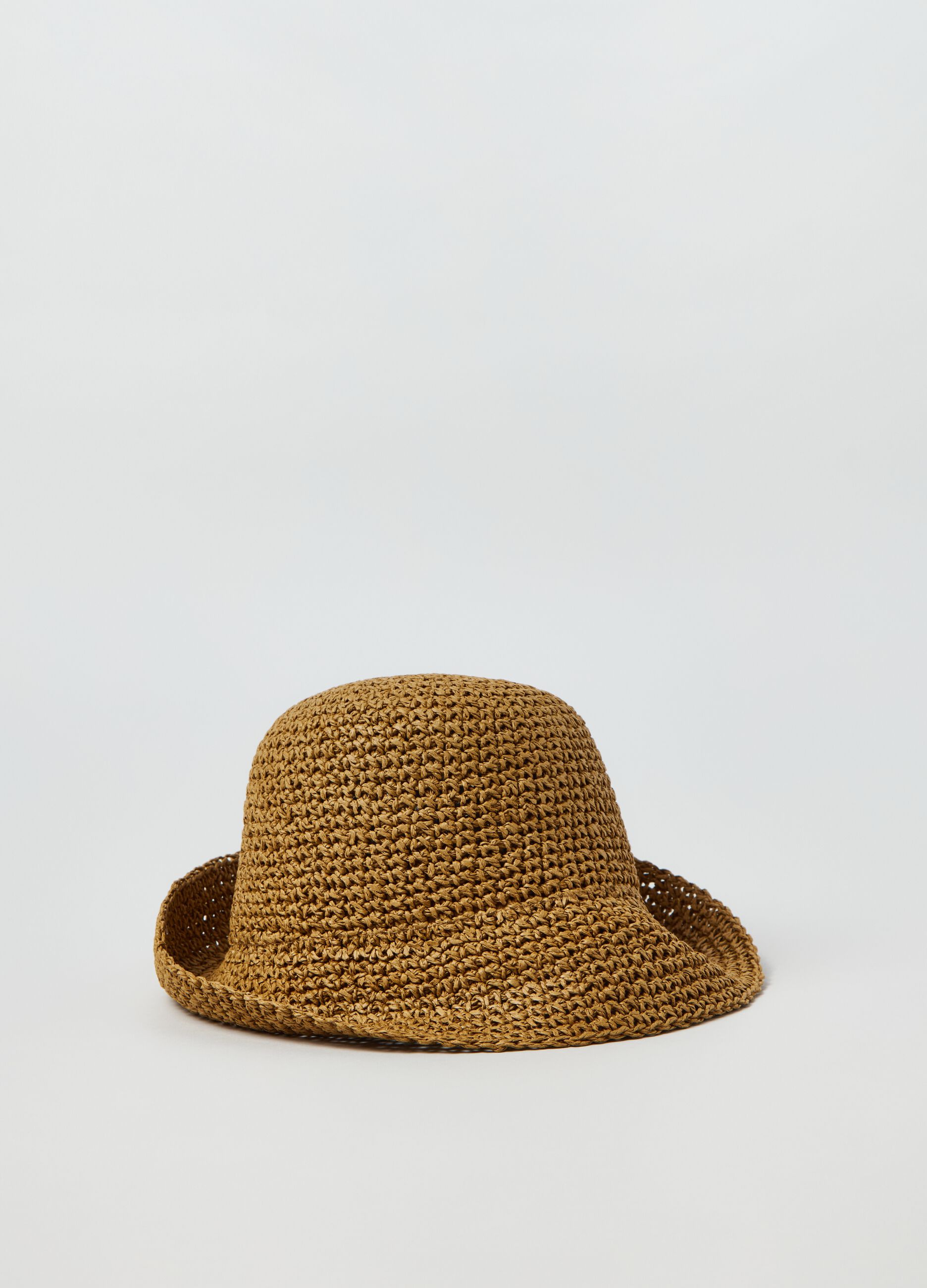 Straw bucket hat