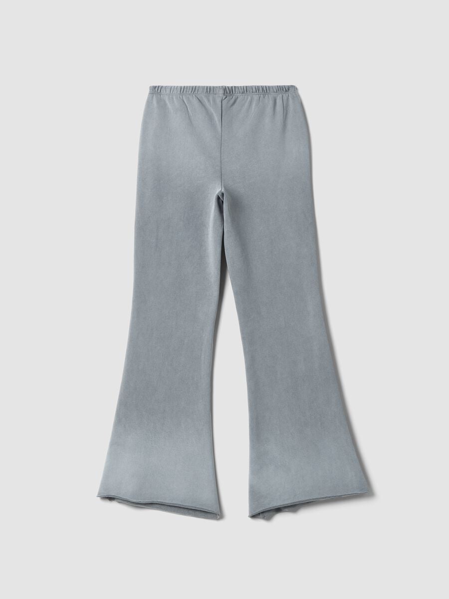 Flared Sweatpants in Vintage Grey_5