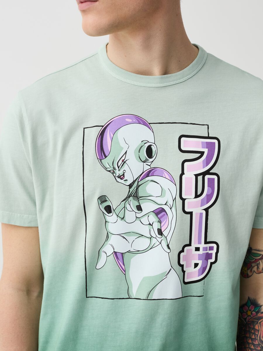 Shaded t-shirt with DragonBall Z Freezer print_1