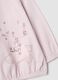 Pigiama rosa in puro cotone jersey organico con maglia e pantaloni per neonata e bimba_2
