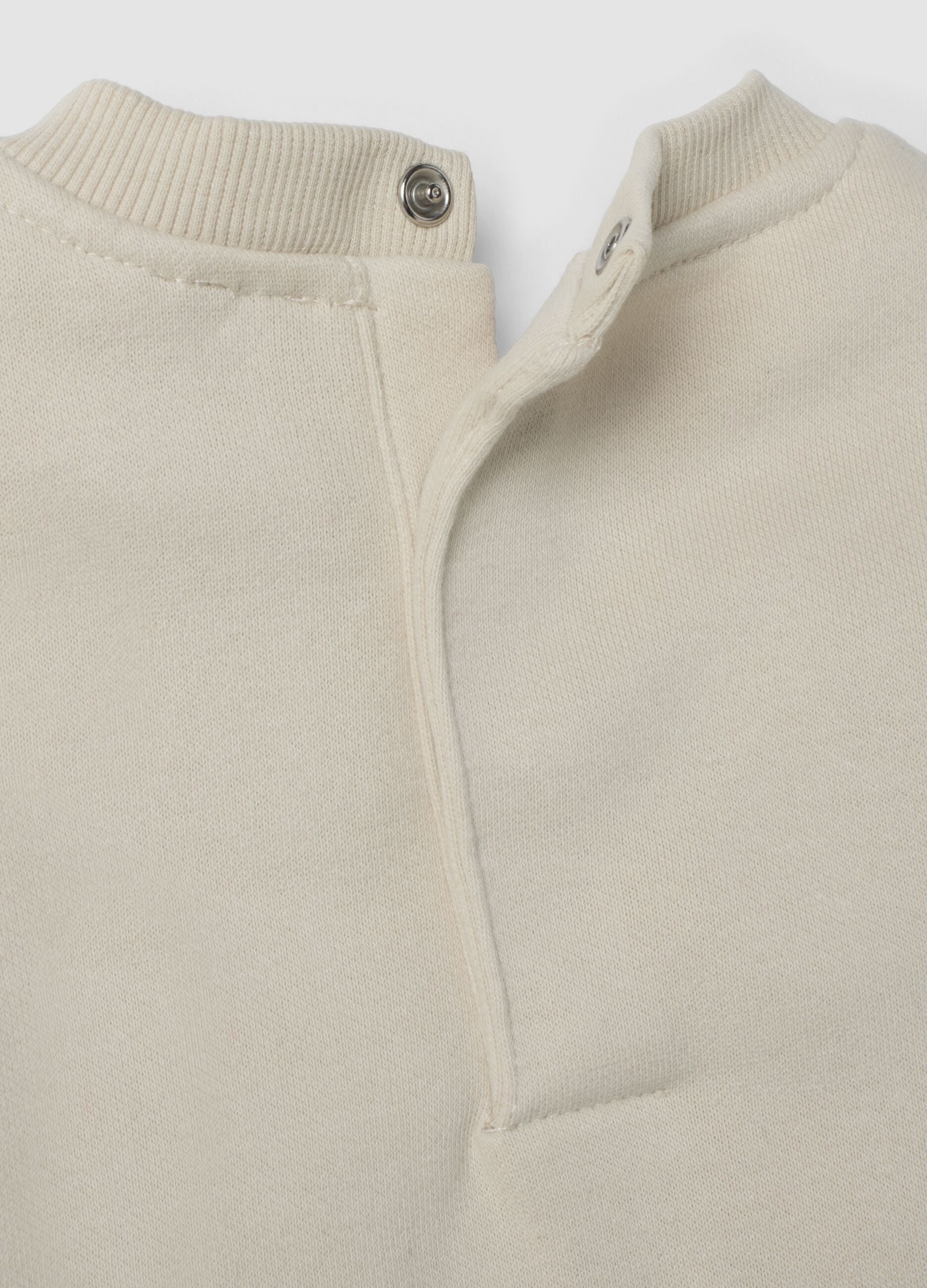 Completo jogging bianco in misto cotone con stampa Chicago Bulls