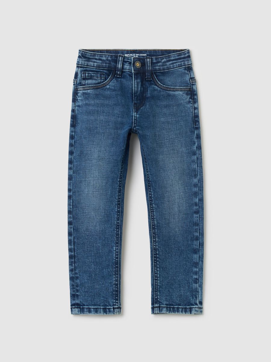 Slim-fit jeans with five pockets_0