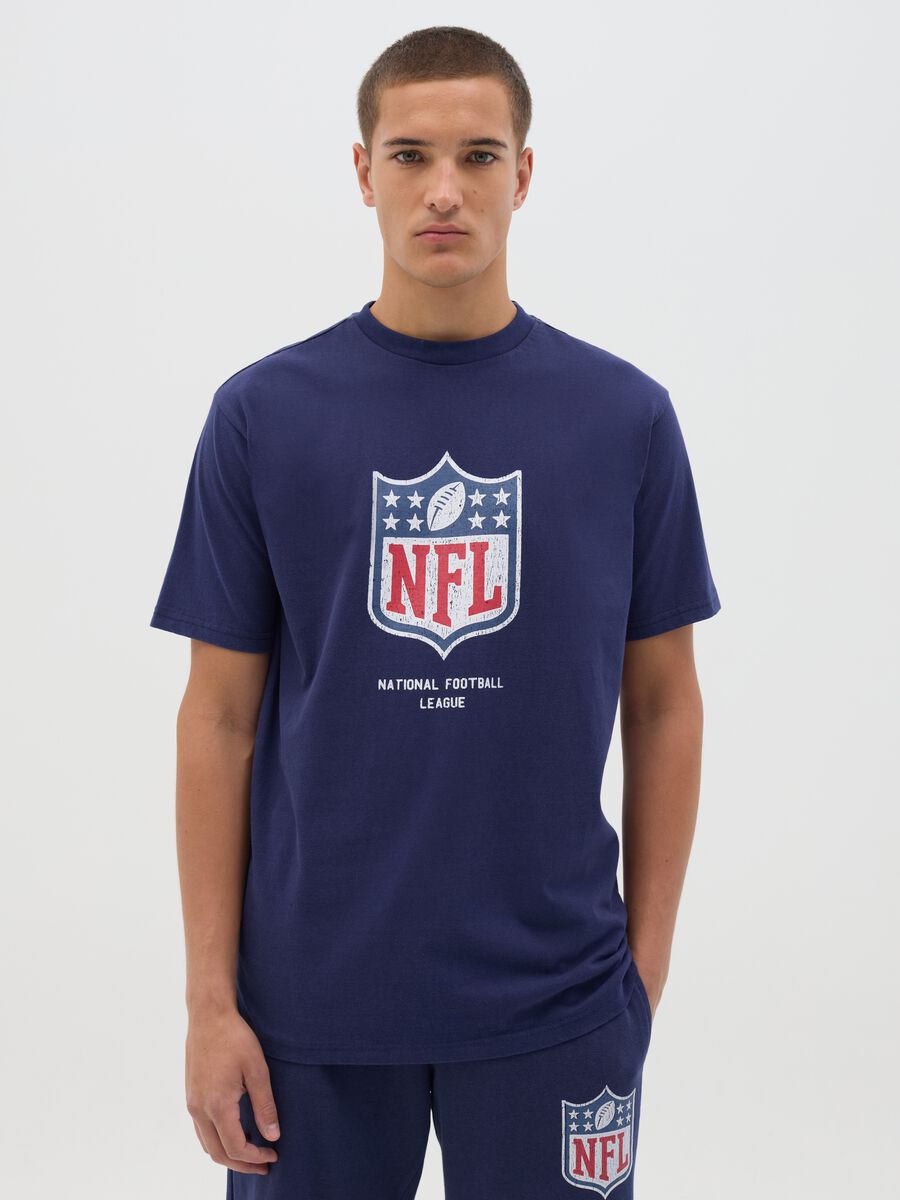 Blue NFL Cotton T-shirt_0