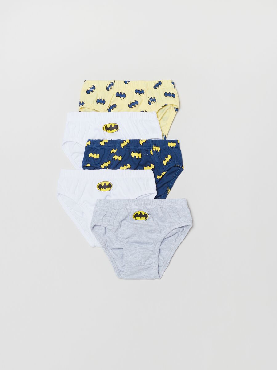 Set cinque slip con stampa Batman_0