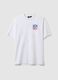 White pure cotton T-shirt with NFL logo_4