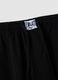 Black sporty cargo trousers with drawstring_5