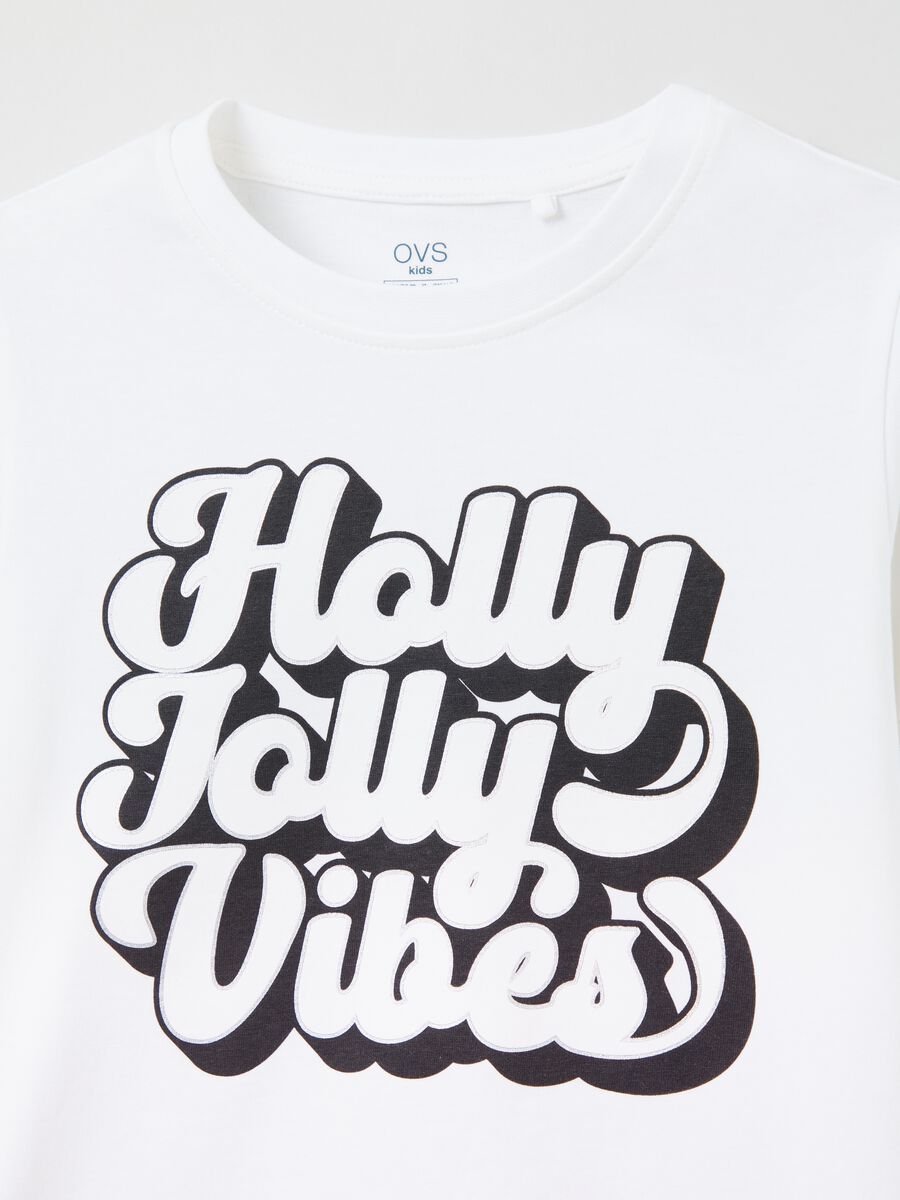 T-shirt a maniche lunghe con stampa_2