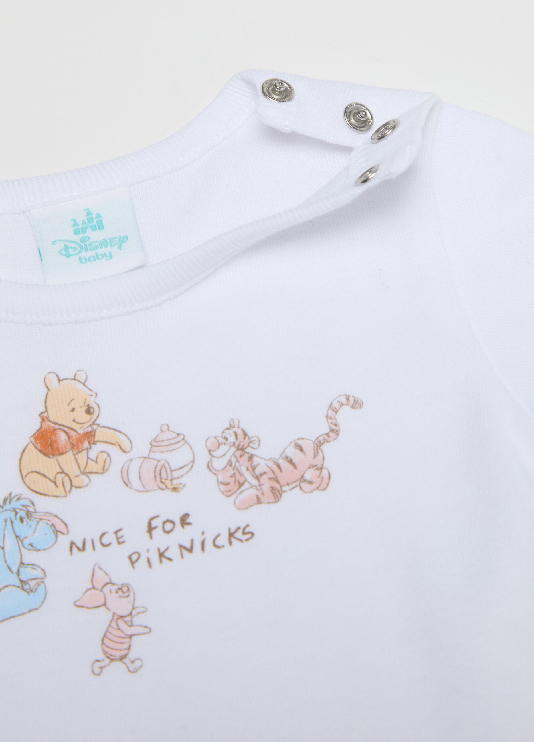 Two-pack short-sleeved bodysuits with Winnie the Pooh print