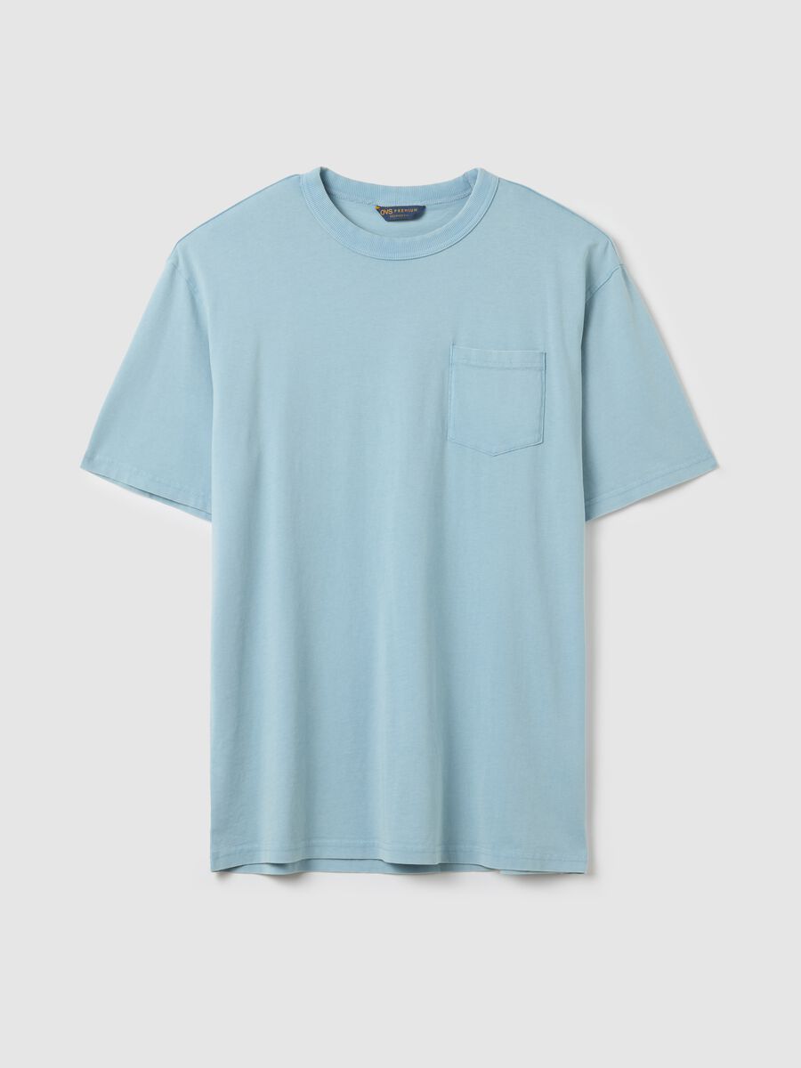 Relaxed-fit T-shirt in cotton with pocket_0