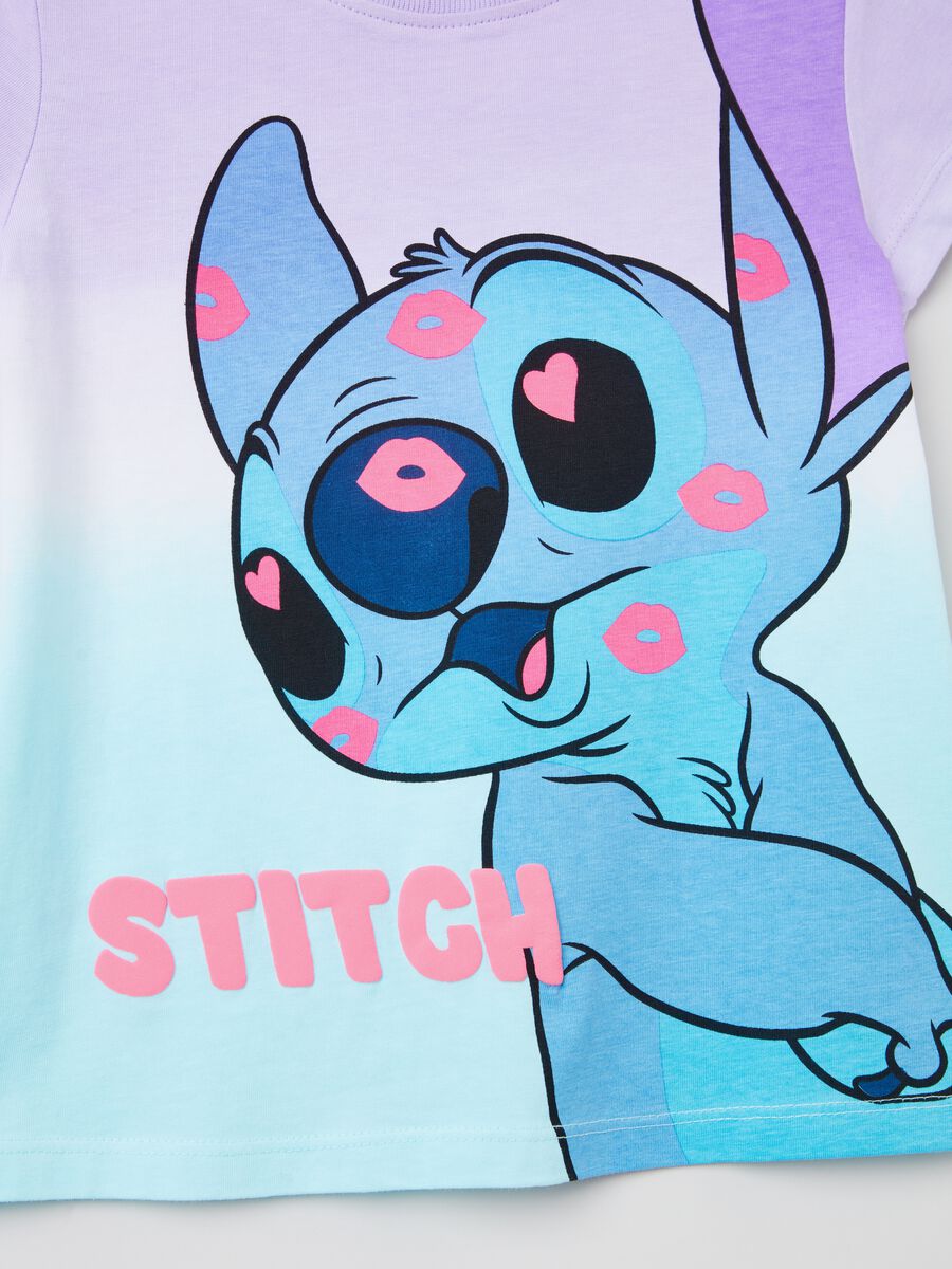 T-shirt in cotone stampa Disney Stitch_2