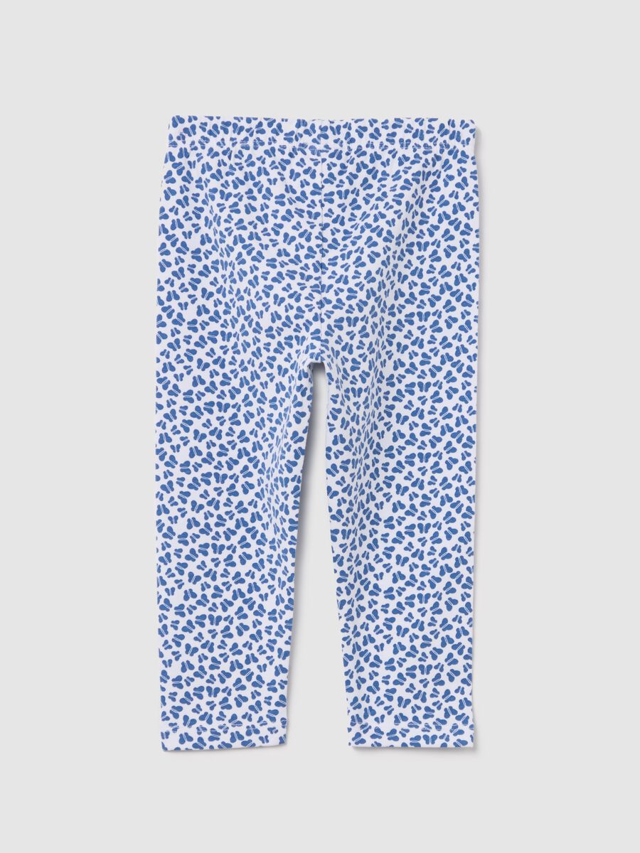 Printed stretch cotton leggings_1