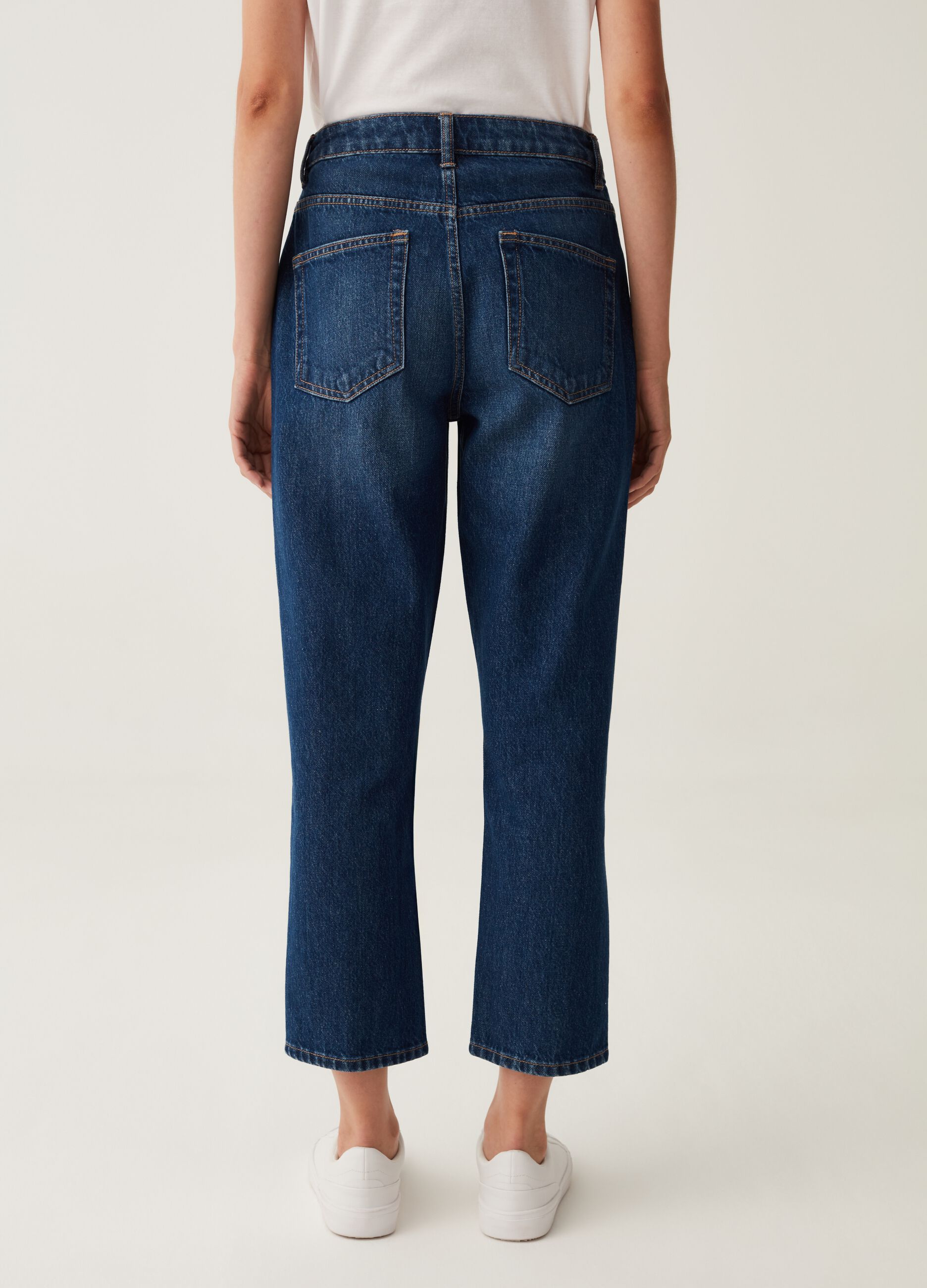 Jeans cropped straight fit