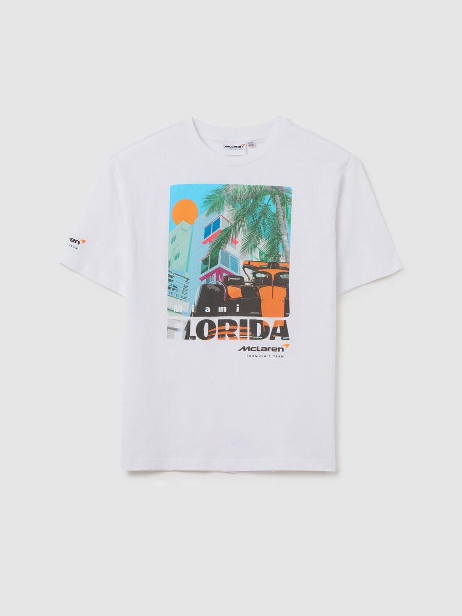 White T-shirt with Florida print_3