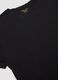 Black stretch modal T-shirt, regular fit_1