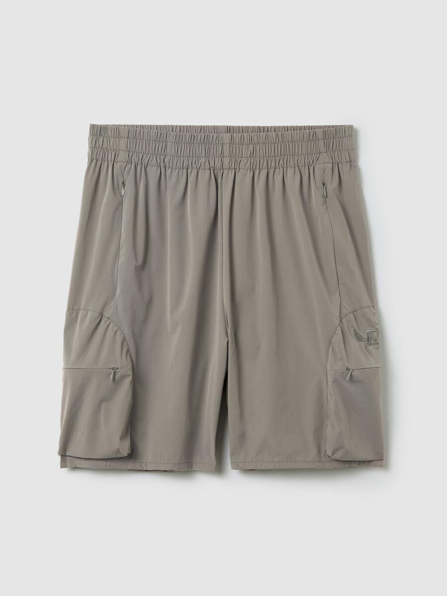 Technical Cargo Shorts Military Green_4