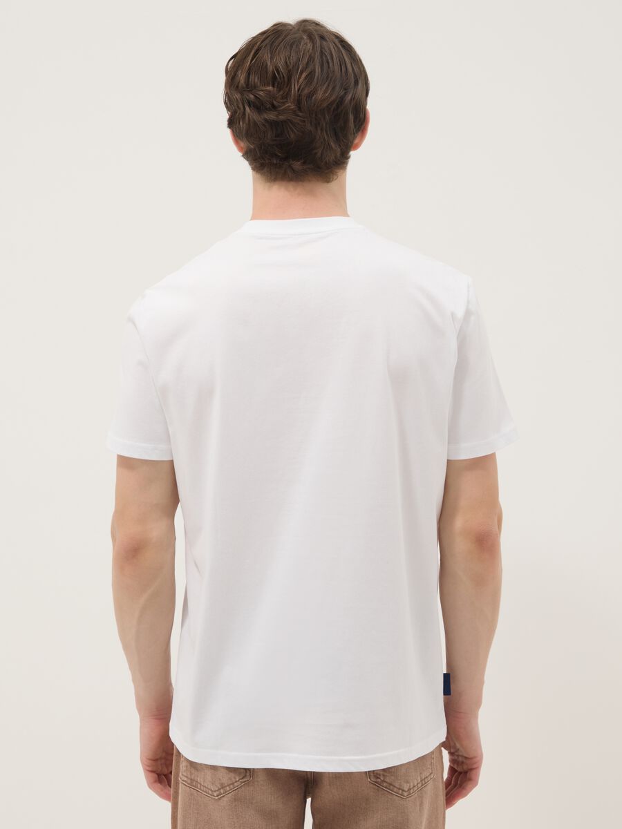 White short-sleeve pure cotton regular-fit T-shirt_2