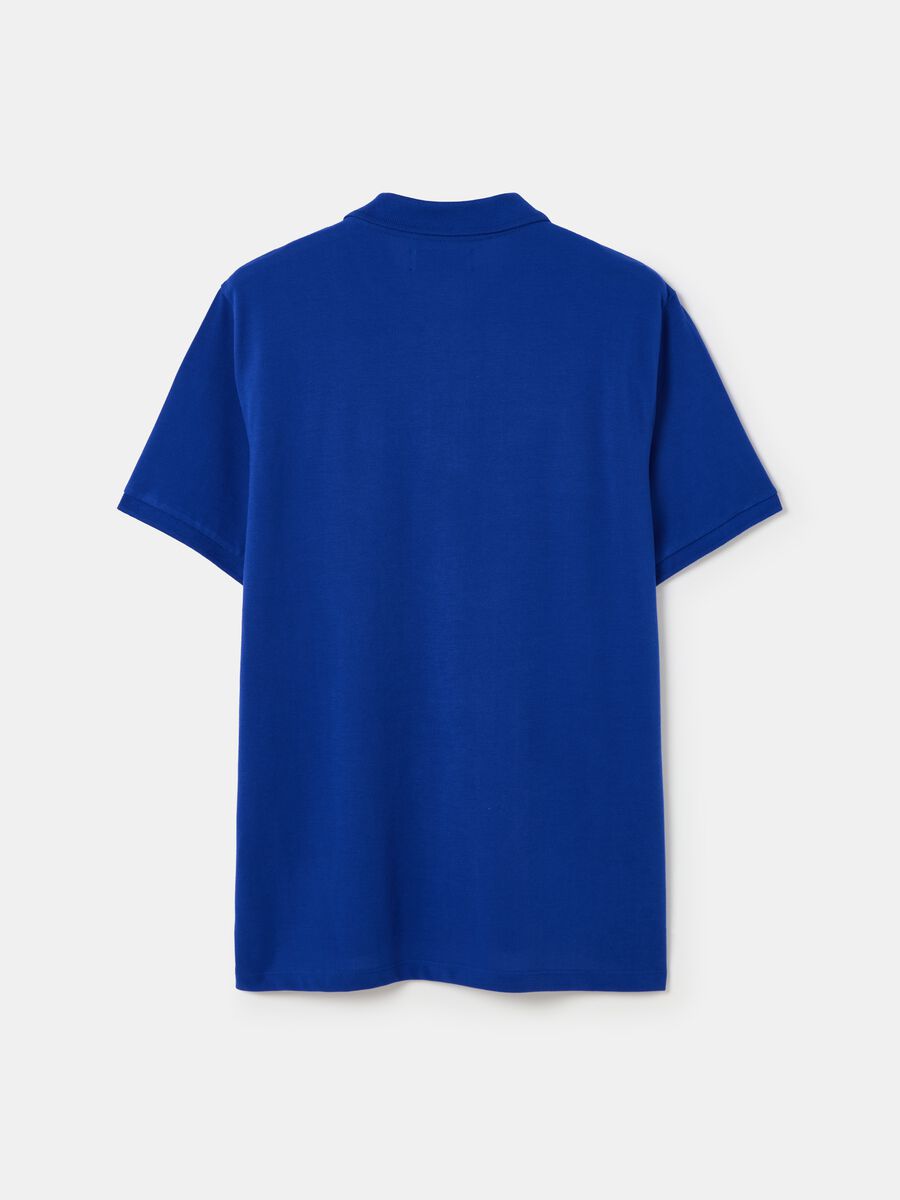 Supima cotton piquet polo shirt_4