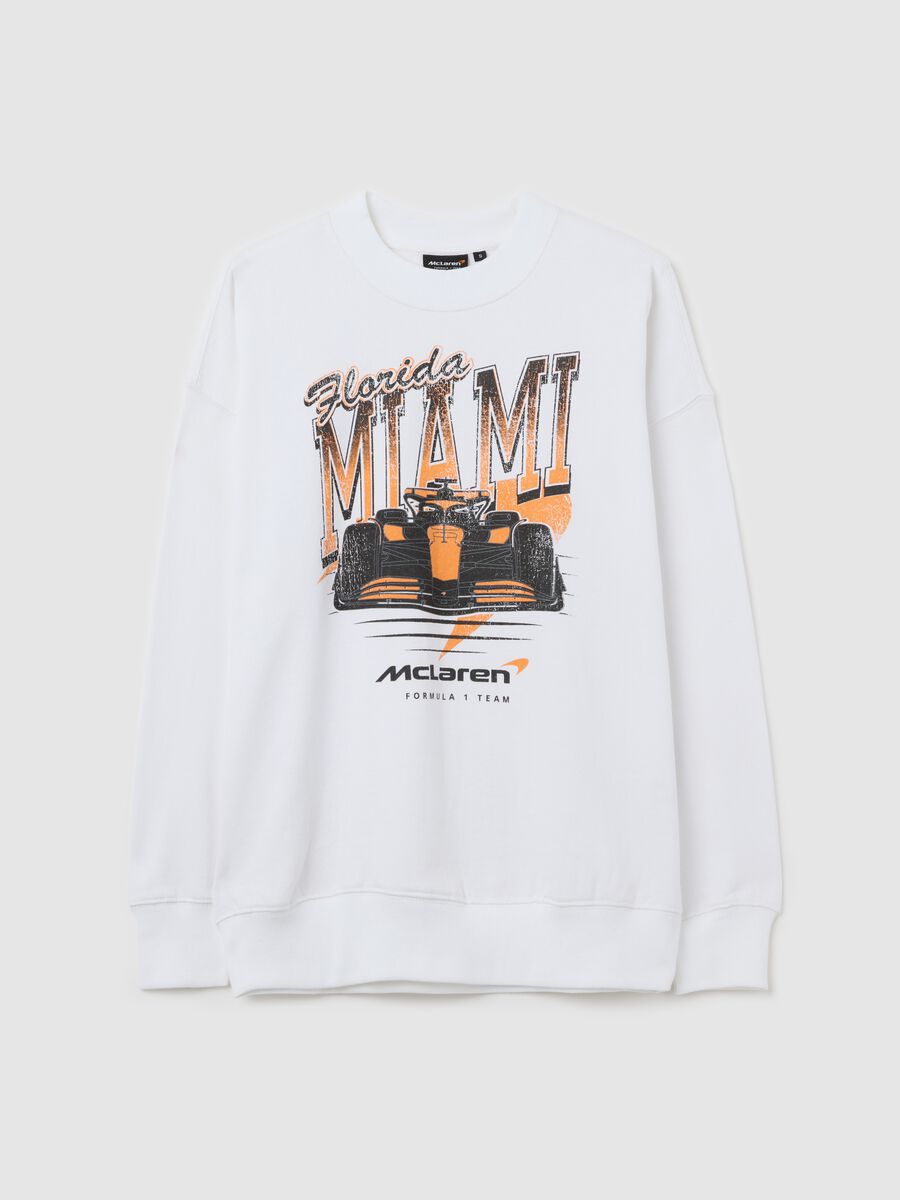 French terry sweatshirt with Mc Laren Formula 1 Team print_4