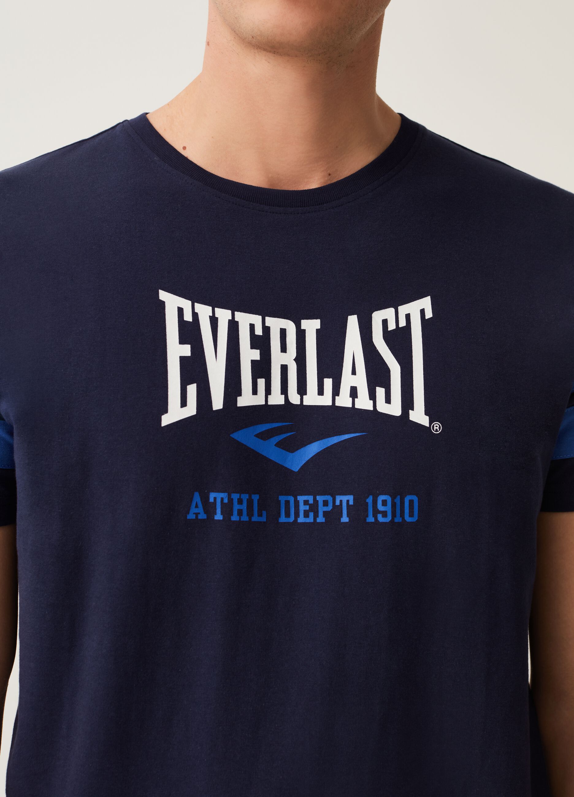 T-shirt con stampa logo Everlast