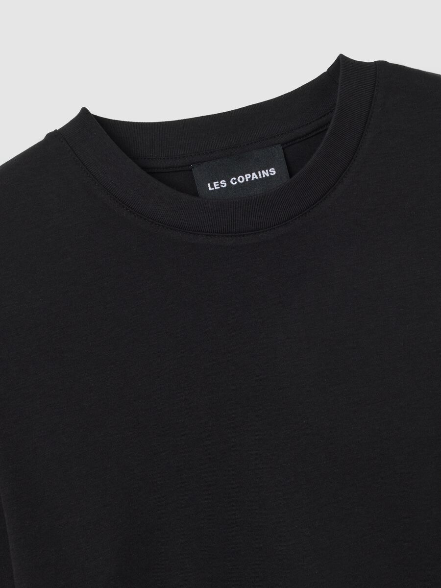 Black regular fit T-shirt_5