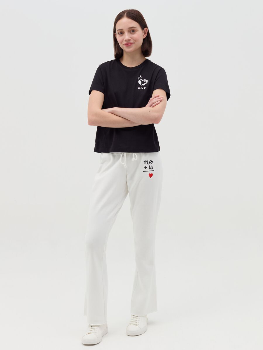 Cotton T-shirt with round neck_1