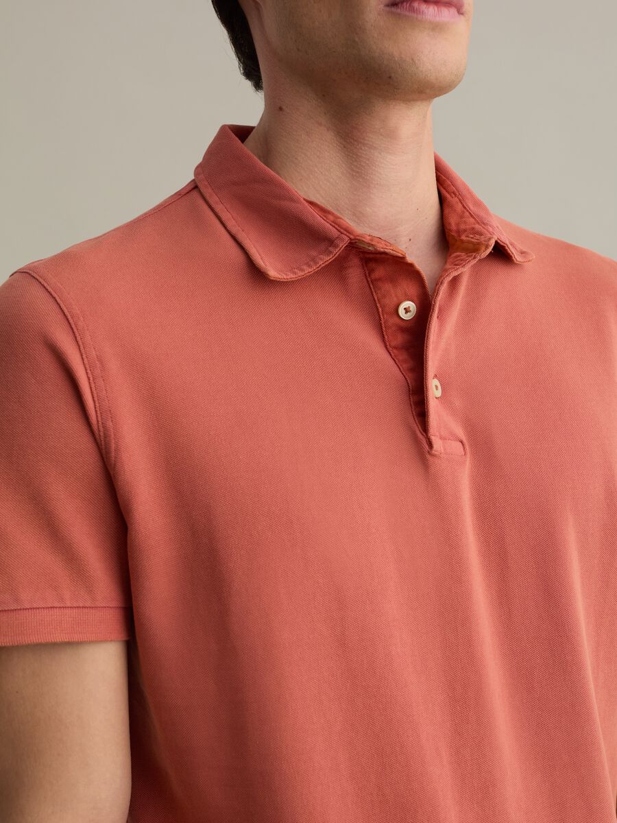 Cotton pique polo shirt_2