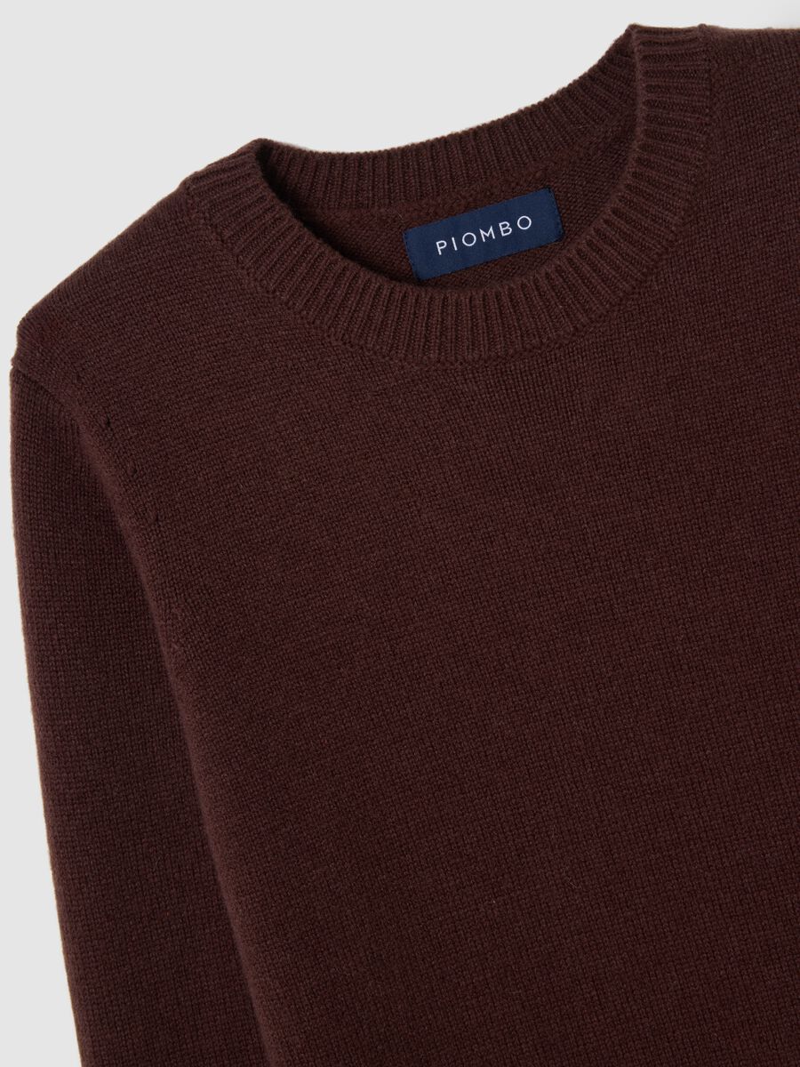 Brown Wool and Cashmere Sweater_1