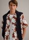 Multicolour regular-fit pure cotton shirt with floral print_0