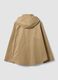 Beige cotton-blend parka with hood, regular fit_5