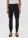Pantalone cargo cuff-hem in cotone stretch_1