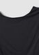 Black stretch fabric top_1