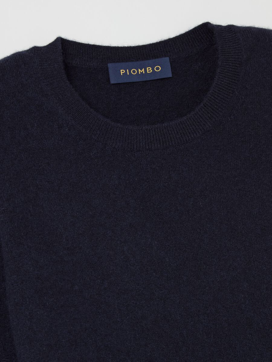 Pullover with round neck in cashmere_5