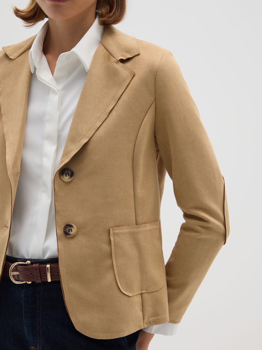 Giacca beige regular fit_3