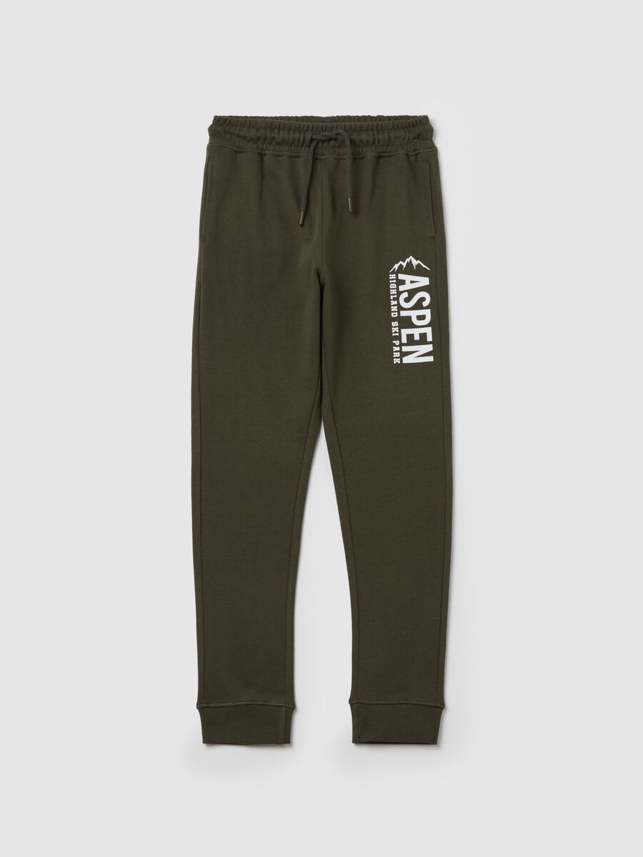 Joggers with "Aspen Highland Ski Park” print_3