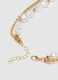 Multicolour steel necklace with charm_2