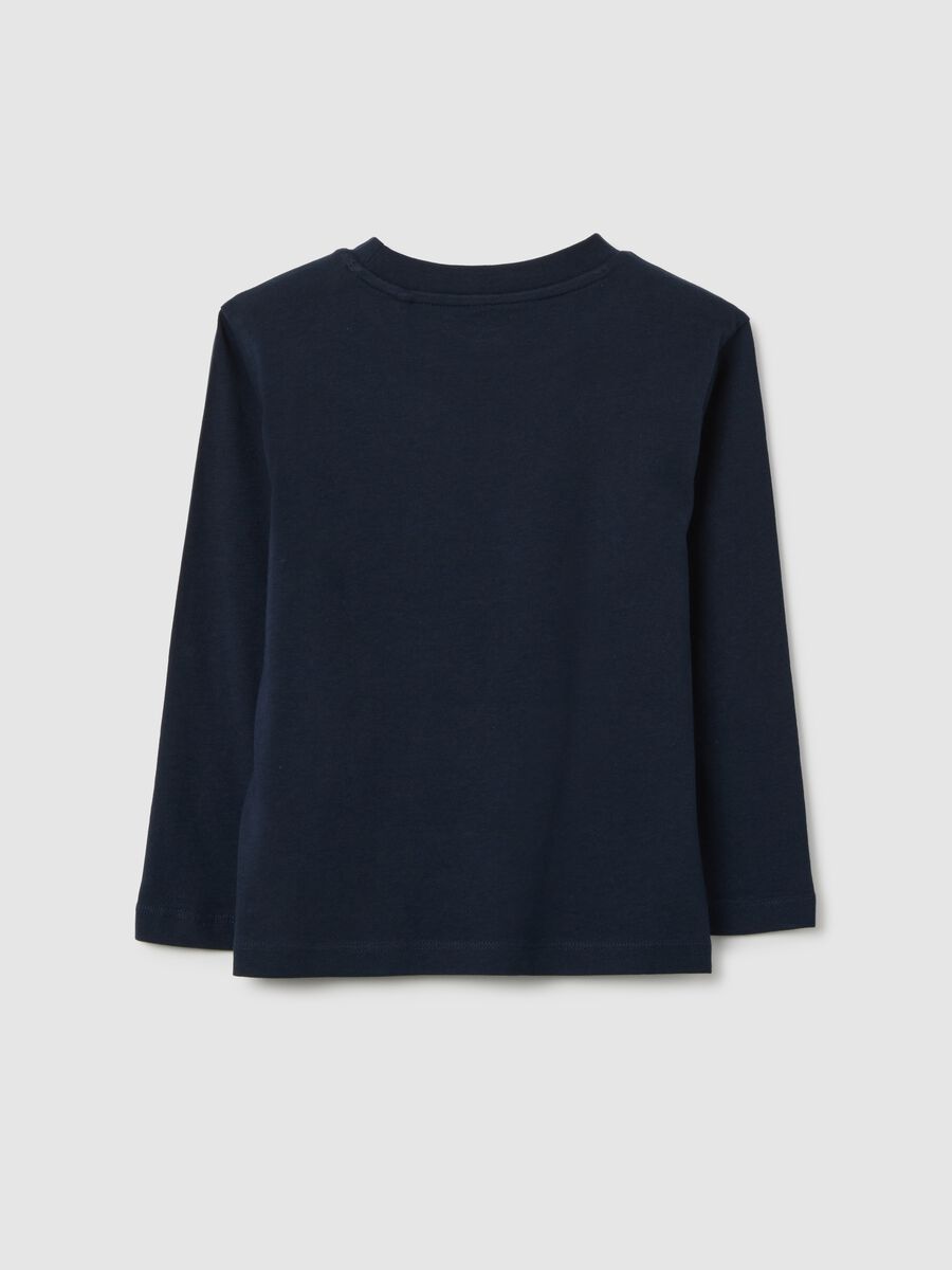 Children's Blue Cotton Regular Fit Sweater_1