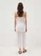 White midi dress in stretch fabric_2