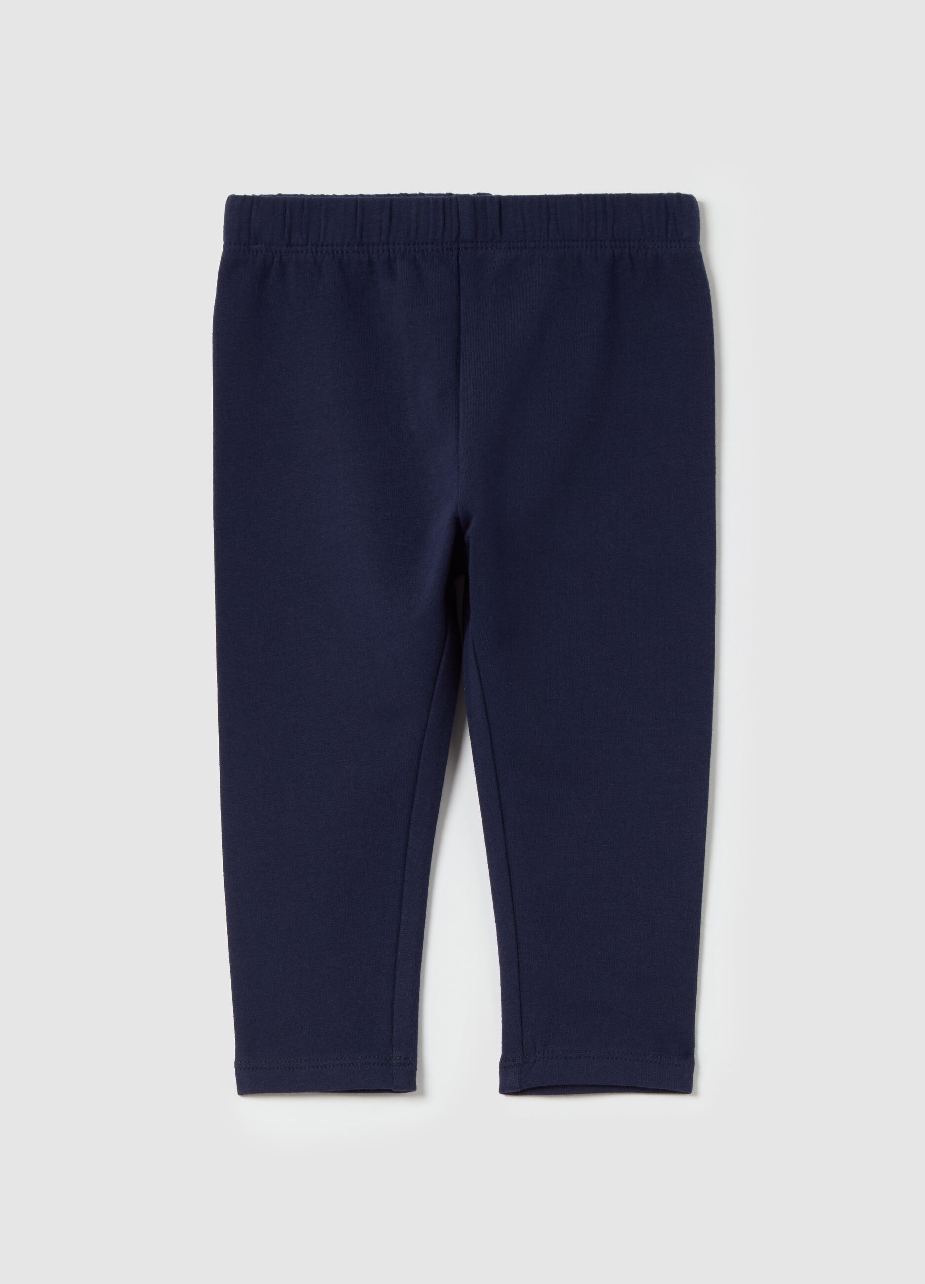 Stretch cotton leggings