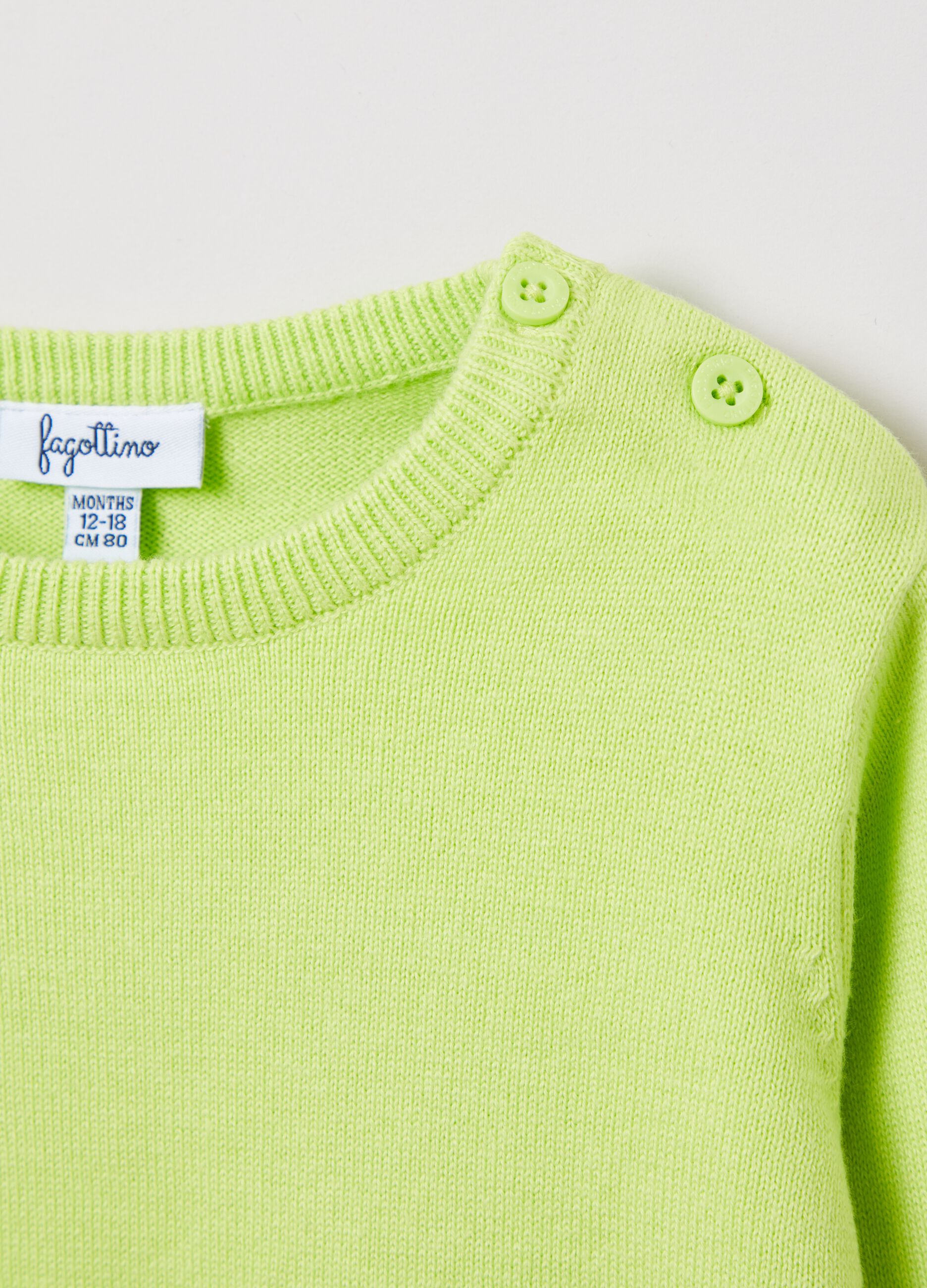 Pullover in cotone tinta unita_2