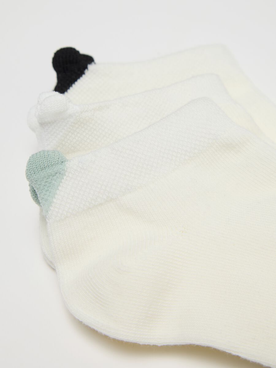 White short socks with pompons by Ovs_1