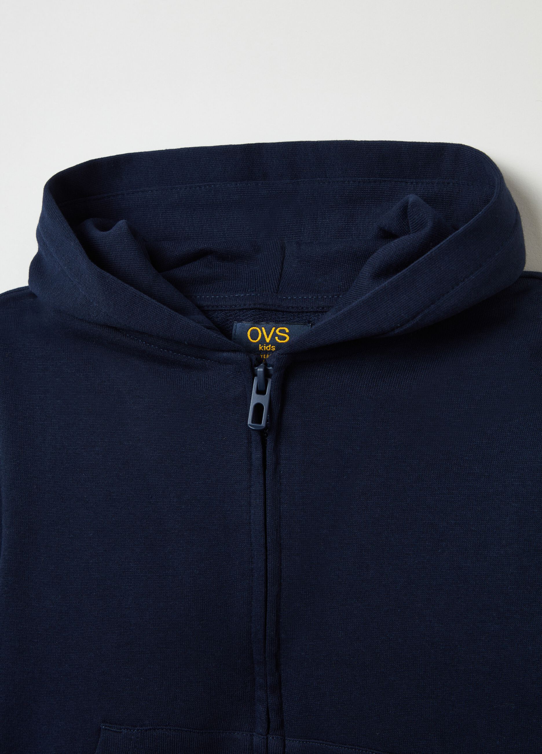 Full-zip in French Terry con cappuccio_2