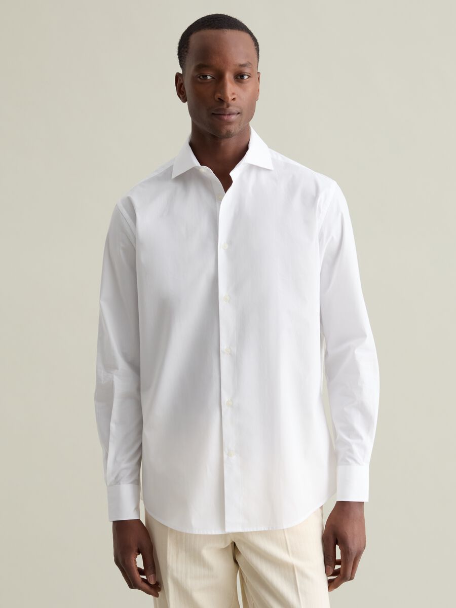 Regular-fit shirt in easy-iron cotton_1